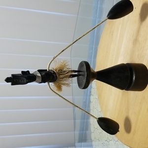 Rare Ebony wood  African man carved figure Kenya